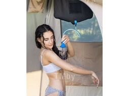 Палатка душ-туалет, алюминиевый каркас, коричневый Naturehike NH21ZP005-BR