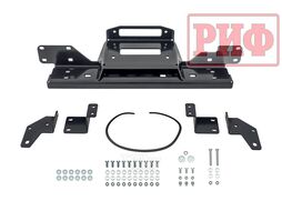 Площадка под лебёдку в штатный бампер Toyota Hilux 2020+ Black Onyx Риф RIFREV-30001