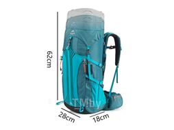 Рюкзак туристический 45 л, черный Naturehike NH18Y045-Q-B