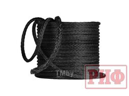 Трос для лебёдки синтетический 6 мм черный Риф Rope6BL