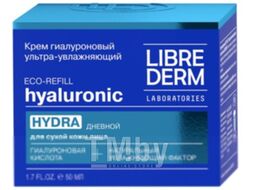 Крем для лица Librederm Eco-Refill Гиалуроновый Ультраувлажняющий Дневной Для сухой кожи (50мл, сменный блок)