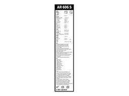 Комплект щеток стеклоочистителя 2шт. AerotwinRetro AR606S 600/500mm (крепл. крючок) BOSCH 3397118910