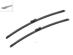 Комплект щеток стеклоочистителя 2шт. Aerotwin A099S 650/650mm (крепл. клемма) SEAT Leon 05- BOSCH 3397007099