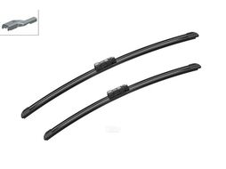 Комплект щеток стеклоочистителя 2шт. Aerotwin A974S 530/475mm (спец.крепл.) VW Polo 01-,06- BOSCH 3397118974