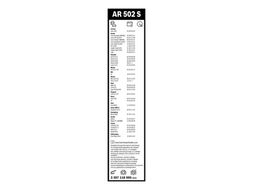 Комплект щеток стеклоочистителя 2шт. AerotwinRetro AR502S 500/450mm (крепл. крючок) BOSCH 3397118995