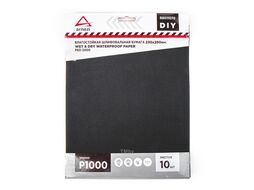 Бумага наждачная водостойкая 230x280 мм P1000 DIY (10шт) Arnezi R8011070