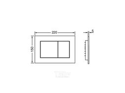 Унитаз подвесной с инсталляцией Saniteco KW-9004W + TECE Kit 9400413