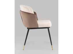 Стул Stool Group Пенелопа (велюр бежевый/коричневый)