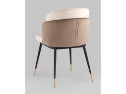 Стул Stool Group Пенелопа (велюр бежевый/коричневый)