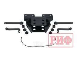 Бампер силовой задний Toyota Land Cruiser 200 2007-2015 c квадратом под фаркоп Риф RIF200-21170