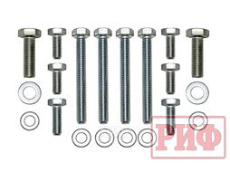 Бампер силовой задний Toyota Land Cruiser 200 2007-2015 c квадратом под фаркоп Риф RIF200-21170