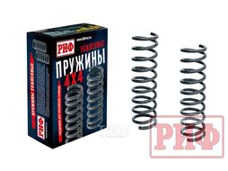 Пружины задние Нива 2121, 21213, 21214, 21214M, Chevrolet Niva +100 кг лифт 50 мм Риф NIV-766C