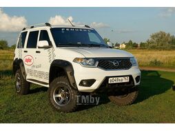 Расширители колёсных арок УАЗ Патриот NEW с накладками на бампер (2 бака) Fenders ТКУ-3163R