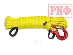 Трос для лебёдки синтетический 10 мм/25 м (готовый) Риф Rope10mm25m