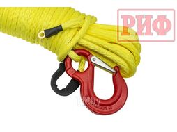 Трос для лебёдки синтетический 10 мм/25 м (готовый) Риф Rope10mm25m