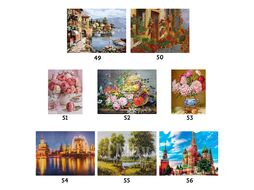 Алмазная живопись 40*50см ассорти Darvish DV-12752