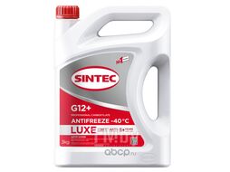 Антифриз Antifreeze Luxe G12+ КРАСНЫЙ 3kg (2,54 л) (ГОТОВЫЙ) G12+, -40С ASTM D4985 Sintec 103015