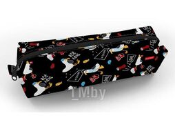 Пенал мягкий прямоугольный 210х50х60 "Приключения чайки", полиэстер Hatber NPk_61176