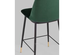 Стул барный Stool Group Мелисса / FDC9055C GREEN FUT-73 (велюр зеленый)