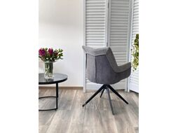Стул M-City Pontus / 626M05484 (KN01-03 серый/ BZ1046-02 темно-серый/ черный)