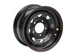 Диск усиленный УАЗ стальной черный 5x139,7 10xR15 d110 ET-44 (треуг. мелкий) OFF-ROAD Wheels 1510-53910BL-44A17