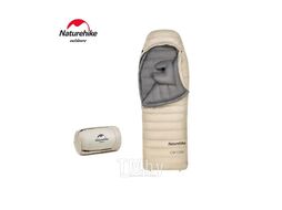 Мешок спальный CW1000, 220х80 см, (правый) (ТК: -5C), бежевый Naturehike NH22YD002-KH1000G