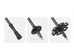 Палки треккинговые ST04, 62-135 см, карбон, голубые, 2 шт. Naturehike CNK2300DS010-BL.SET