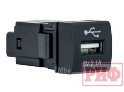Розетка USB 2,1A для Toyota 22x22 Риф RIF22-4-1014300