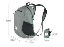 Рюкзак туристический Yunyan 18 л, с силиконовой пропиткой, зеленый Naturehike NH17A012-B-GR