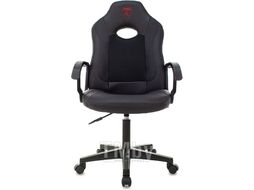 Кресло игровое Zombie 11LT BLACK черный эко.кожа/ткань