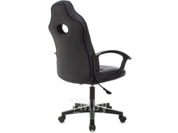 Кресло игровое Zombie 11LT BLACK черный эко.кожа/ткань