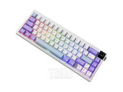 Беспроводная игровая клавиатура AJAZZ AK650 Flying Fish Switch (фиол/белый/синий)