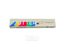 Ручка шариковая, корпус черный, детали нерж. сталь, синяя, RG0033010 PARKER 143865