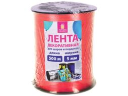 Лента декоративная Золотая сказка 591811 (красный)