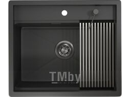 Мойка кухонная GRANULA KS-6051 (черный матовый)