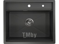 Мойка кухонная GRANULA KS-6051 (черный матовый)