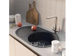 Мойка кухонная Mixline ML-GM16 551933 (антрацитовый)