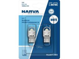 Комплект светодиодных ламп LED W21W RPE 12V 2,2W блистер 2шт NARVA 18084