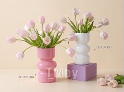 Ваза для цветов, стеклянная, 18х9 см, серия Coquette, PERFECTO LINEA 30-009181