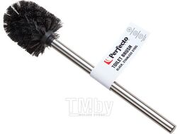 Ершик для унитаза, черный, нержавеющая сталь, PERFECTO LINEA 22-340097