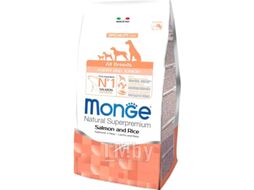Сухой корм для собак Monge Speciality Puppy&Junior All Breeds Salmon&Rice (2.5кг)
