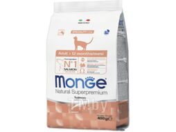 Сухой корм для кошек Monge Superpremium Adult Salmon (400г)
