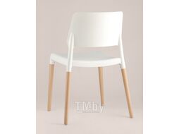 Стул Stool Group Bistro / 8086 (белый/деревянные ножки)