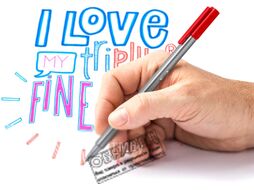 Ручка капиллярная Staedtler Триплюс / 334-110 (ярко-желтый)
