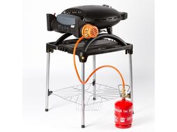 Гриль газовый 900МT bicolor черный-золотистый (в комплекте адаптер тип А) O-GRILL 900MT_GOLD