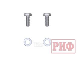 Защита радиатора под бампер для Toyota Land Cruiser 200 2007-2015 сталь Риф RIF200-33100