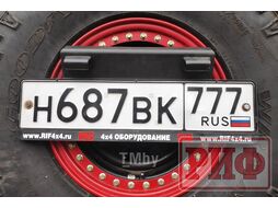 Калитка в штатный задний бампер Toyota Land Cruiser 200 (под штатное колесо) без фаркопа Риф RIF200-80007