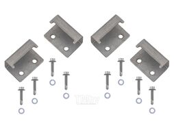 Крышка кузова для Dongfeng DF6, трёхсекционная 1525х1565/1535 мм, алюминиевая, черная Риф ZT12B