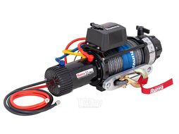 Лебёдка электрическая 12V 9500 lbs 4350 кг влагозащищенная, синтетический трос RUNVA EWB9500S-Q
