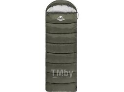 Мешок спальный U250, (190х30)х75 см, (правый) (ТК: +6C), темно-зеленый Naturehike NH20MSD07-ARM250